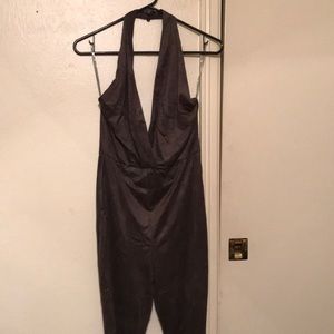 dark olive green jumpsuit